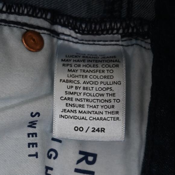 Lucky Brand Women's 24 Mid Rise Straight Sweet Jean - Picture 11 of 11